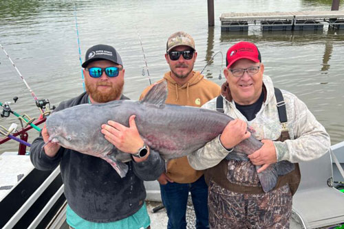 West Virginia state weight record blue catfish