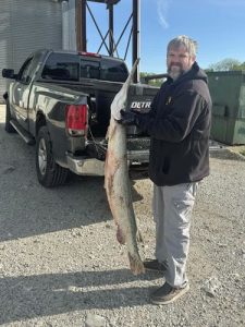 Kansas state record longnose gar Michael Barnett